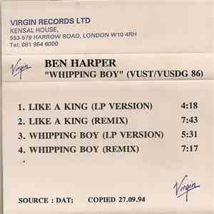 Ben Harper - Whipping Boy download free