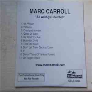 Marc Carroll - All Wrongs Reversed download free