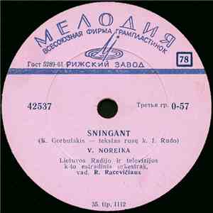 V. Noreika / J. Mašanauskas - Sningant / Elektrėnų Žiburiai download free