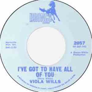 Viola Wills - I've Got To Have All Of You download free